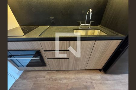 Sala/Cozinha de apartamento para alugar com 1 quarto, 35m² em Indianópolis, São Paulo