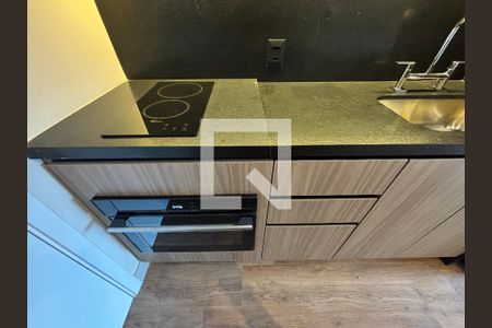 Sala/Cozinha de apartamento para alugar com 1 quarto, 35m² em Indianópolis, São Paulo