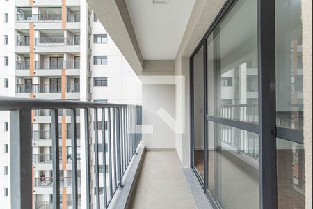 Varanda de kitnet/studio para alugar com 1 quarto, 29m² em Vila Cordeiro, São Paulo