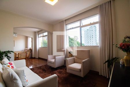 Sala de Estar de apartamento à venda com 3 quartos, 115m² em Luxemburgo, Belo Horizonte