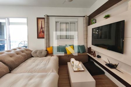 Sala de Estar de apartamento à venda com 2 quartos, 72m² em Chácaras Campos Elíseos, Campinas