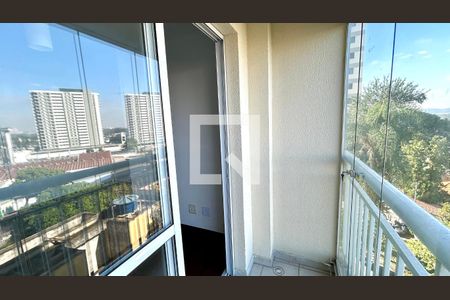 Varanda da Sala de apartamento para alugar com 2 quartos, 59m² em Vila das Palmeiras, Guarulhos
