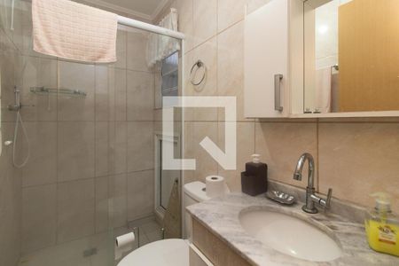 Banheiro de apartamento à venda com 1 quarto, 39m² em Menino Deus, Porto Alegre