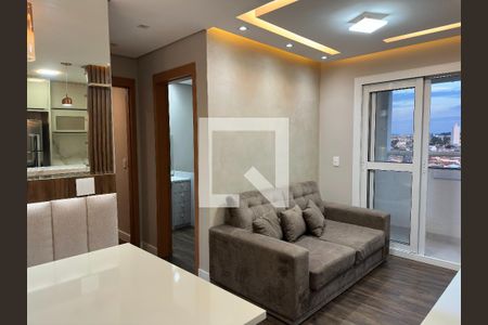 Sala de apartamento para alugar com 2 quartos, 47m² em Jardim California, Jacareí