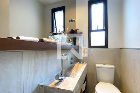 Lavabo da Sala de apartamento à venda com 3 quartos, 93m² em Santo Antônio, Belo Horizonte