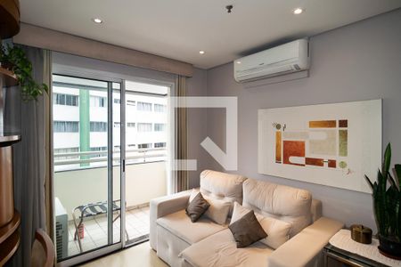 Sala / Cozinha de apartamento à venda com 1 quarto, 37m² em Bela Vista, São Paulo
