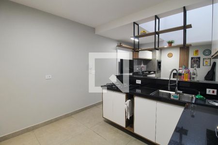 Cozinha de casa de condomínio à venda com 3 quartos, 127m² em Jardim Alvorada (zona Oeste), São Paulo