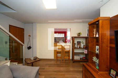 SALA de apartamento à venda com 4 quartos, 172m² em Caiçara-adelaide, Belo Horizonte