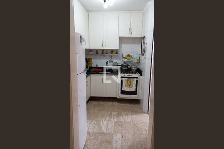 Cozinha de apartamento à venda com 2 quartos, 44m² em Parque Marajoara, Santo André