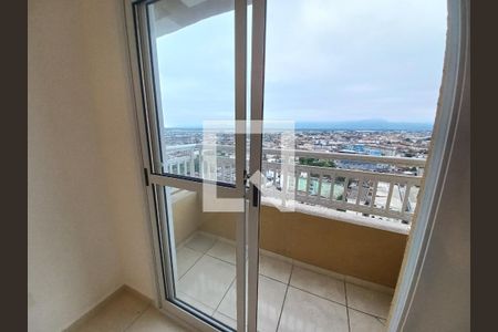 Varanda da Sala de apartamento para alugar com 2 quartos, 46m² em Parque Sao Vicente, São Vicente