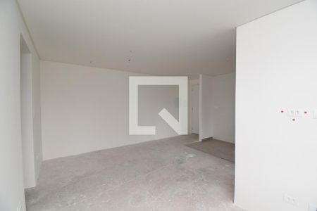 Sala/Cozinha de apartamento à venda com 2 quartos, 52m² em Centro, Curitiba