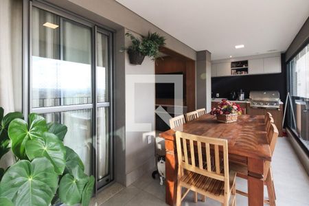 Varanda Gourmet  de apartamento para alugar com 3 quartos, 105m² em Tatuapé, São Paulo