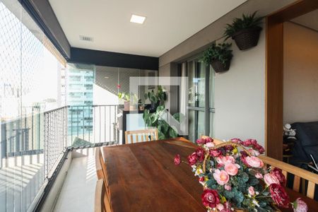 Varanda Gourmet  de apartamento para alugar com 3 quartos, 105m² em Tatuapé, São Paulo