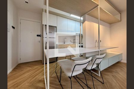Sala  de apartamento para alugar com 1 quarto, 35m² em Santo Amaro, São Paulo