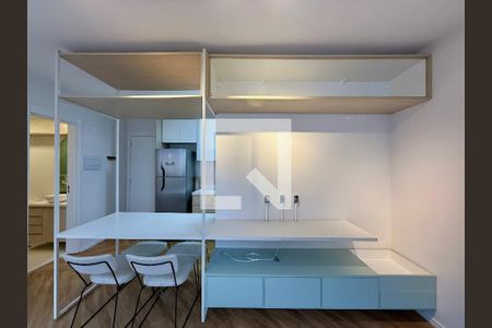 Sala  de apartamento para alugar com 1 quarto, 35m² em Santo Amaro, São Paulo