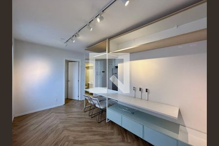 Sala  de apartamento para alugar com 1 quarto, 35m² em Santo Amaro, São Paulo