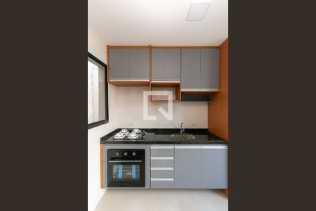 Cozinha de apartamento para alugar com 1 quarto, 29m² em Chácara Mafalda, São Paulo