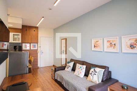 Sala de apartamento à venda com 1 quarto, 38m² em Santa Paula, São Caetano do Sul