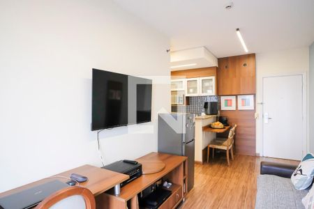 Sala de apartamento à venda com 1 quarto, 38m² em Santa Paula, São Caetano do Sul