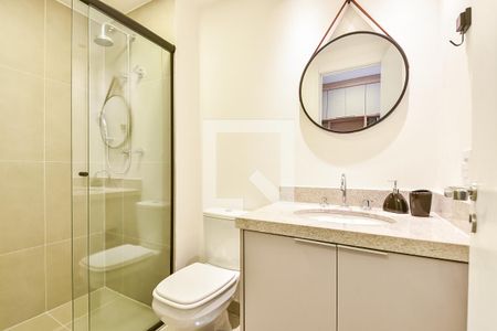 Banheiro de apartamento para alugar com 1 quarto, 27m² em Ipiranga, São Paulo