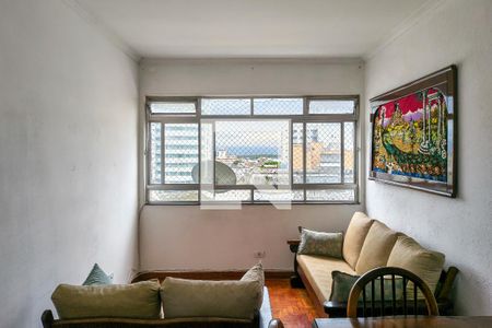 Sala de apartamento para alugar com 2 quartos, 100m² em Boqueirão, Praia Grande