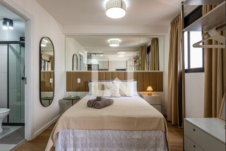 Sala / Quarto de apartamento para alugar com 1 quarto, 27m² em Vila Olímpia, São Paulo