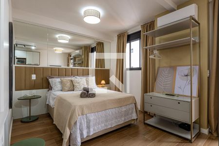 Sala / Quarto de apartamento para alugar com 1 quarto, 27m² em Vila Olímpia, São Paulo