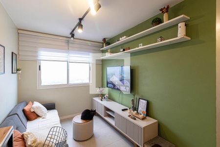 Sala/Cozinha/Área de Serviço de apartamento à venda com 2 quartos, 47m² em Cangaiba, São Paulo