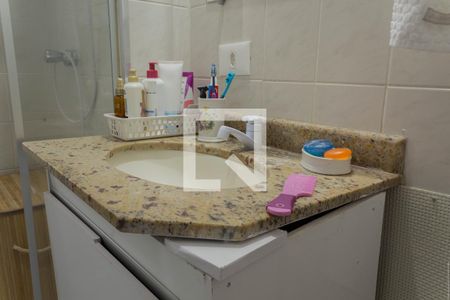 Banheiro da Suíte 1 de apartamento à venda com 3 quartos, 68m² em Taboão, São Bernardo do Campo