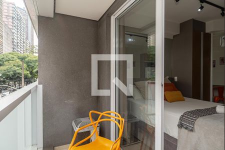 Varanda do Quarto de kitnet/studio à venda com 1 quarto, 22m² em Consolação, São Paulo