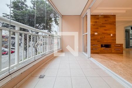 Varanda da Sala de apartamento para alugar com 3 quartos, 110m² em Bosque da Saúde, São Paulo