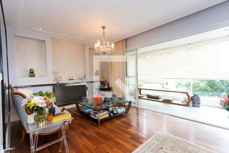 sala de apartamento à venda com 3 quartos, 142m² em Vila Andrade, São Paulo