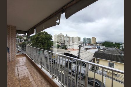 Varanda Sala de apartamento à venda com 3 quartos, 206m² em Taquara, Rio de Janeiro