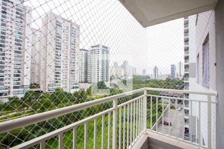 Varanda da sala de apartamento para alugar com 2 quartos, 41m² em Jardim, Santo André
