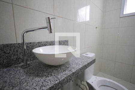 Banheiro de apartamento à venda com 2 quartos, 84m² em Vila Leopoldina, Santo André