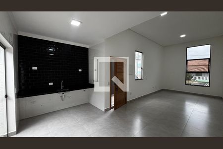 Sala - Cozinha de casa à venda com 2 quartos, 74m² em Vila Curuçá, Santo André