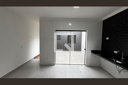Sala - Cozinha de casa à venda com 2 quartos, 74m² em Vila Curuçá, Santo André
