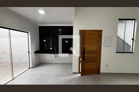 Sala - Cozinha de casa à venda com 2 quartos, 74m² em Vila Curuçá, Santo André