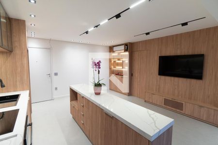 Sala/Cozinha de apartamento à venda com 2 quartos, 68m² em Jardim Prudência, São Paulo