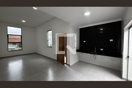 Sala - Cozinha de casa à venda com 2 quartos, 74m² em Vila Curuçá, Santo André