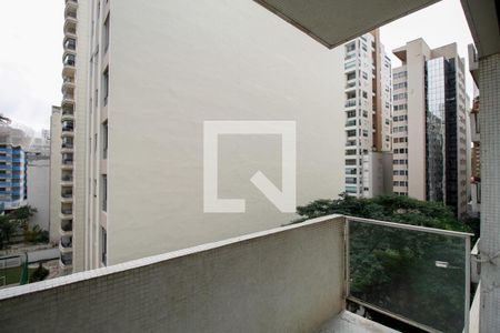 Varanda da Sala de Estar e Jantar de apartamento para alugar com 3 quartos, 138m² em Pinheiros, São Paulo