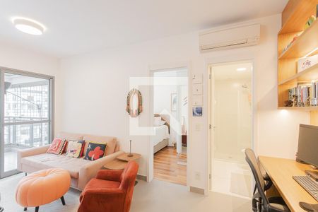 Sala de apartamento para alugar com 1 quarto, 49m² em Pinheiros, São Paulo