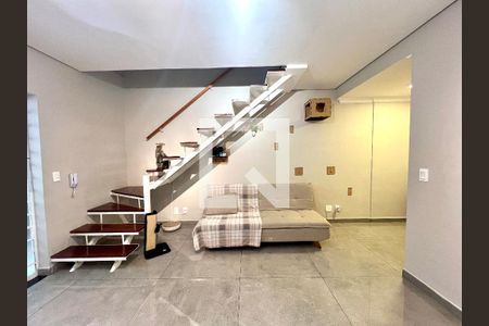 Sala de casa de condomínio para alugar com 2 quartos, 78m² em Castelo, Belo Horizonte