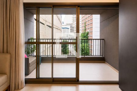 Varanda de kitnet/studio à venda com 1 quarto, 37m² em Consolação, São Paulo