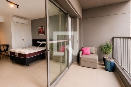 Varanda de kitnet/studio à venda com 1 quarto, 37m² em Consolação, São Paulo