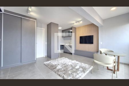 Sala/Quarto/Cozinha/Área de serviço de apartamento para alugar com 1 quarto, 32m² em Pompeia, São Paulo