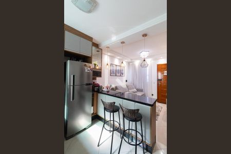 Sala/Cozinha/Área de Serviço  de apartamento à venda com 2 quartos, 50m² em Vila Ré, São Paulo