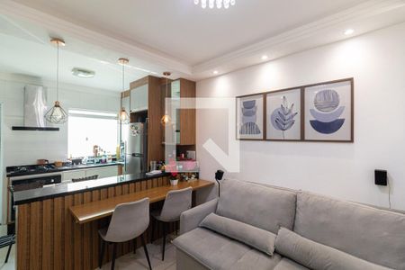 Sala/Cozinha/Área de Serviço  de apartamento à venda com 2 quartos, 50m² em Vila Ré, São Paulo