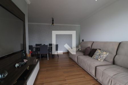 Sala de apartamento à venda com 3 quartos, 92m² em Parque Sao Vicente, Santo André