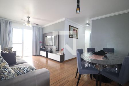 Sala de apartamento à venda com 3 quartos, 92m² em Parque Sao Vicente, Santo André